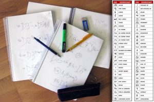 LAS NOTAS del copiloto de rally. Tipos, escritura y lectura